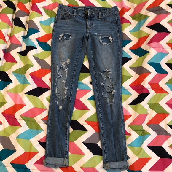 Mossimo Supply Co. Denim - Distressed jeans